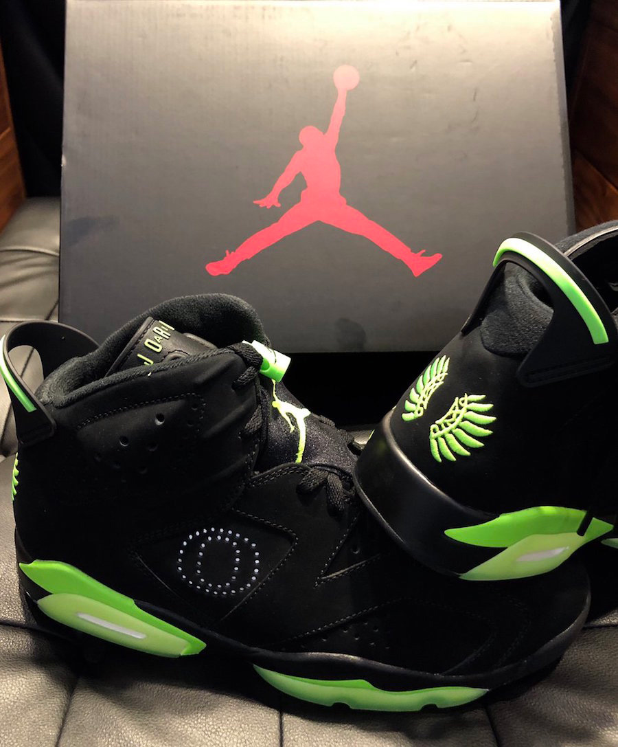 Air Jordan 6 Electric Green Shoes